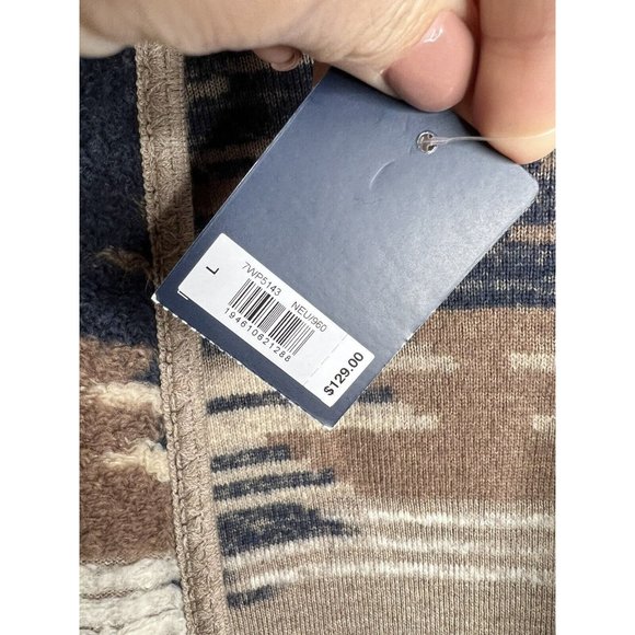 Lucky Brand Aztec Fringe Open Front Cardigan Large NWT - Picture 10 of 12